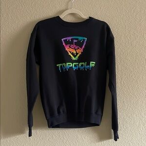 Hanes Topgolf Black Crewneck Sweater